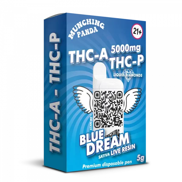 Munching Panda 5000mg Blue Dream Vape Pen THC-A + THC-P