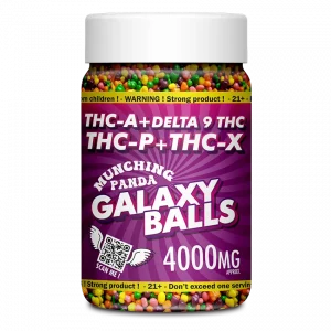 Munching Panda Galaxy Balls 4000mg THC-A delta9 THC THC-P THC-X