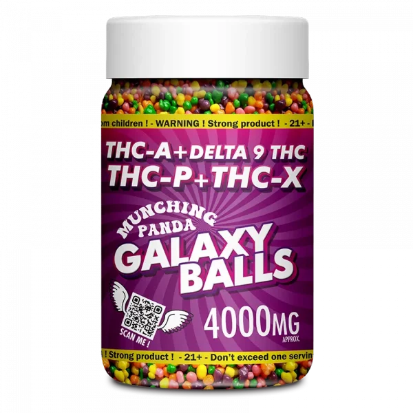 Munching Panda Galaxy Balls 4000mg THC-A delta9 THC THC-P THC-X