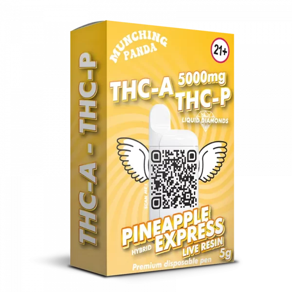 Munching Panda Pineapple Express Vape Pen 5000mg THC-A + THC-P