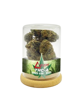 Deltapex Cookie Kush indica cannabis flowers 3.5g jar