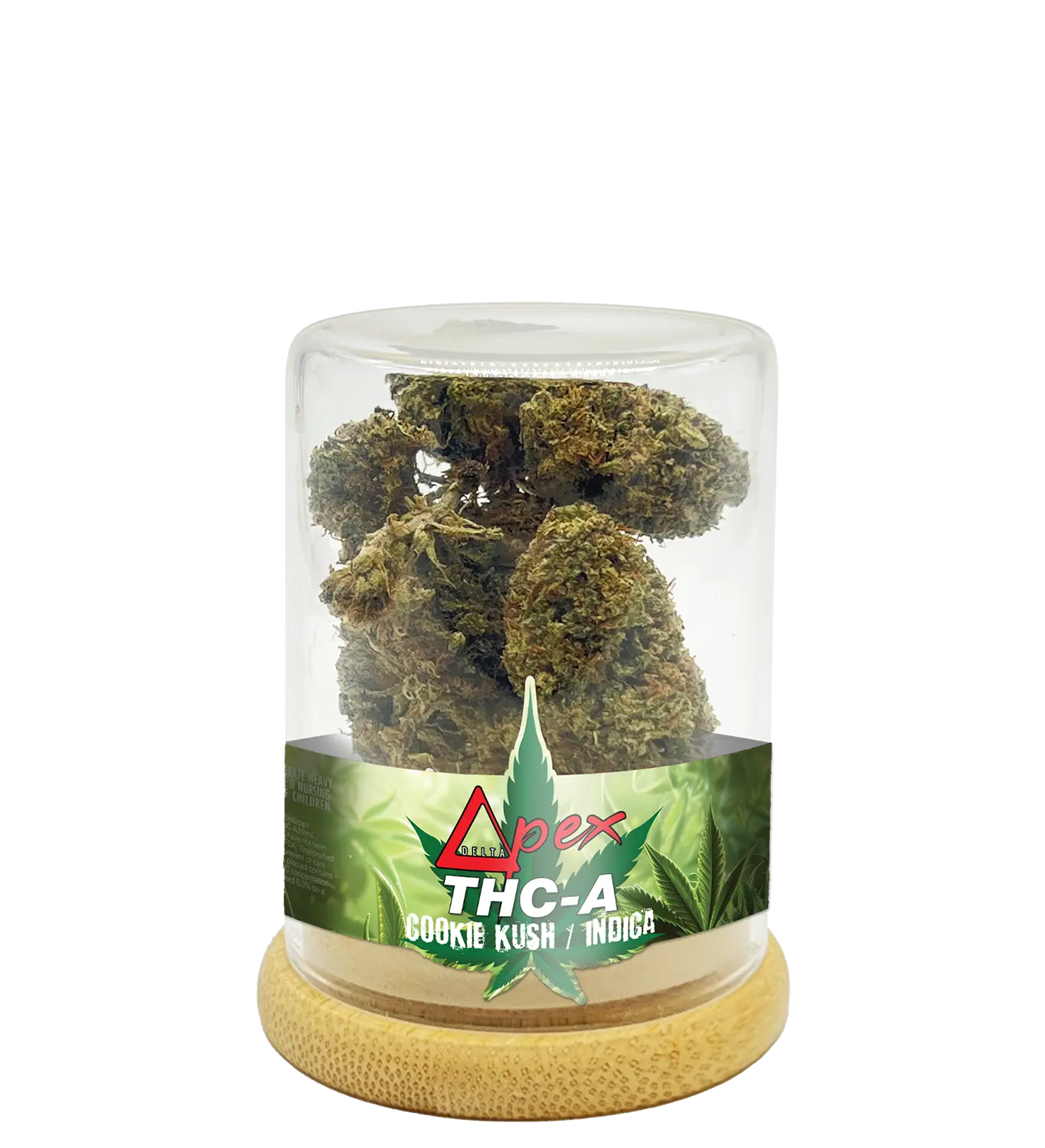 Deltapex Cookie Kush indica cannabis flowers 3.5g jar