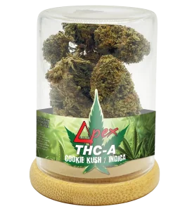 Deltapex Cookie Kush indica cannabis flowers 7g jar