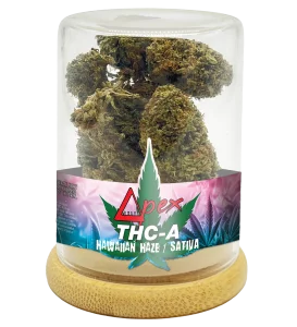 Deltapex Hawaiian haze sativa cannabis flowers 7g jar