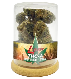 Deltapex Sour tangie sativa cannabis flowers 7g jar