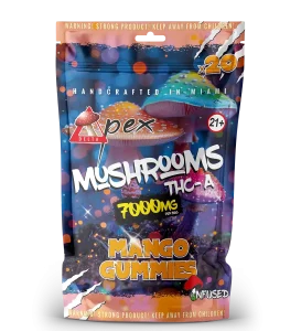 Deltapex Mango gummies mushroom THC-A 7000mg